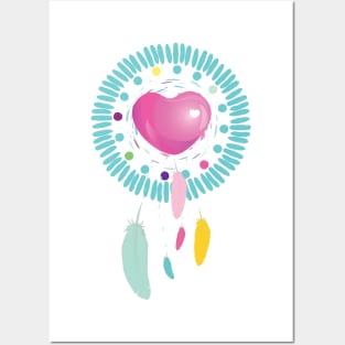 Boho Valentine Posters and Art